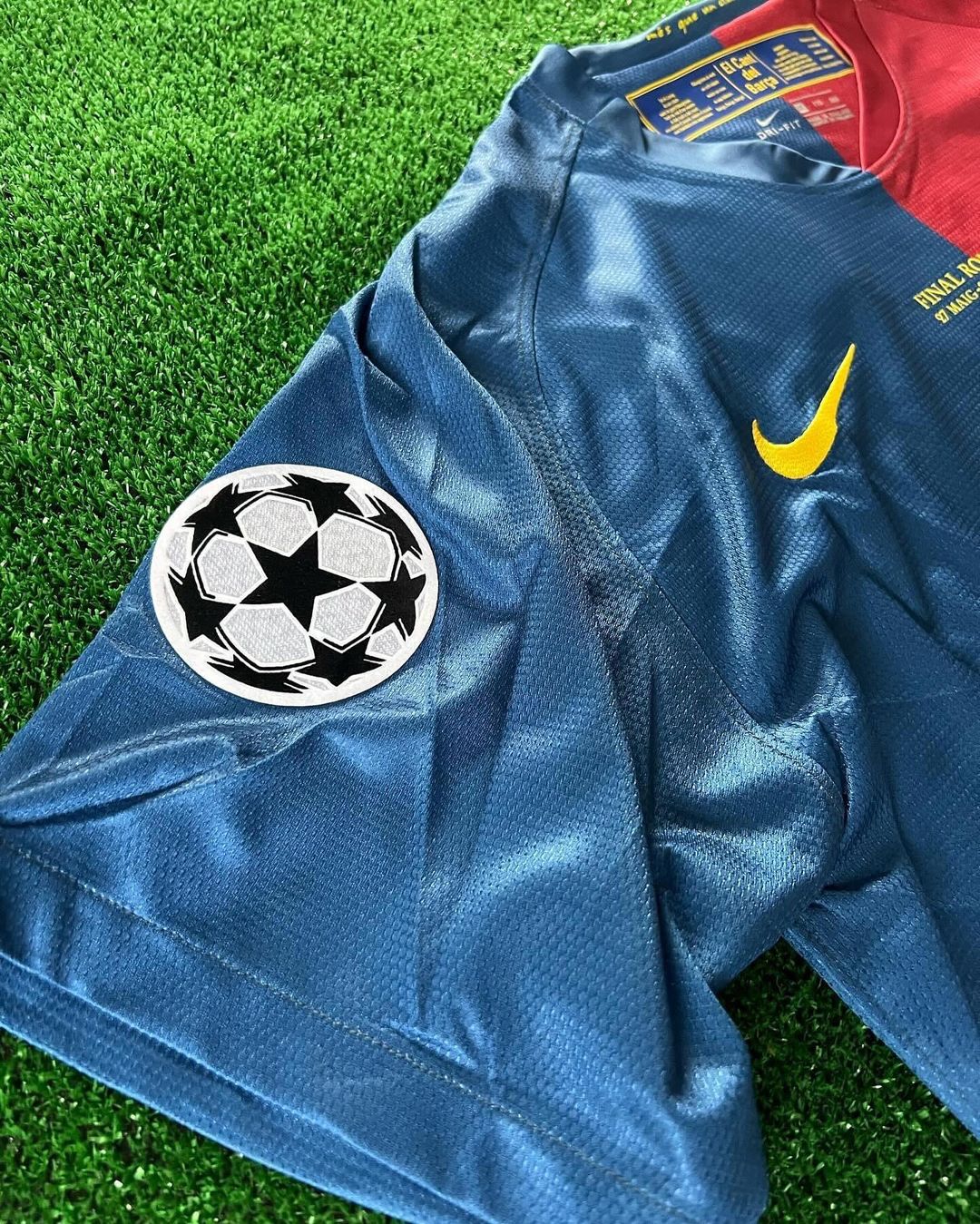 Lionel Messi Barcelona 2009 Roma Final Retro Football Jersey