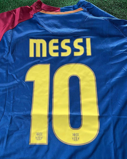 Lionel Messi Barcelona 2009 Roma Final Retro Football Jersey