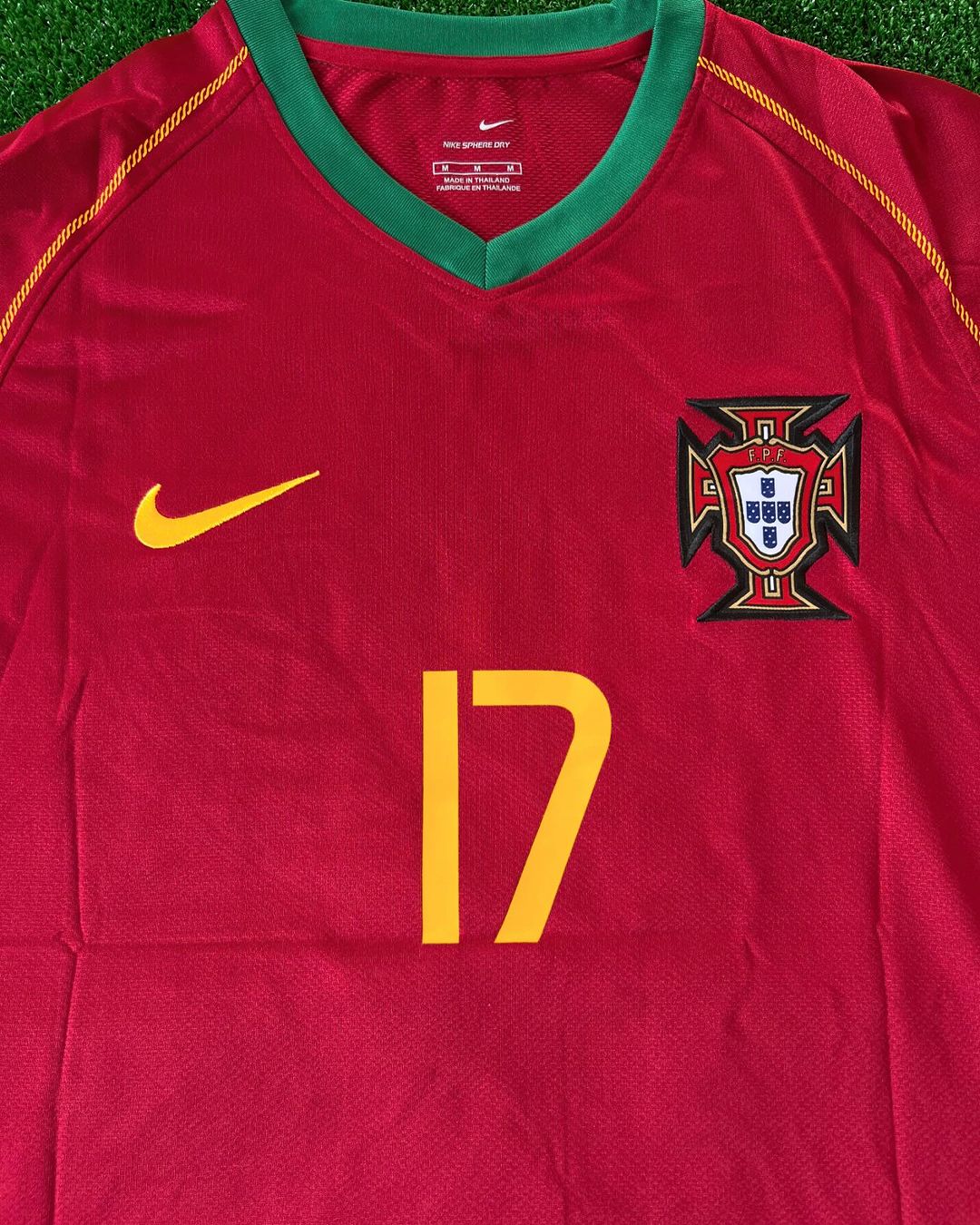 Portugal World Cup 2006 Cristiano Ronaldo Retro Short-Sleeve Football Jersey