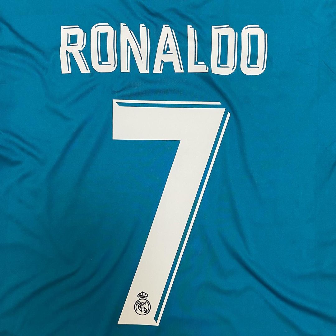 Cristiano Ronaldo Real Madrid 2017 2018 Season Retro Jersey