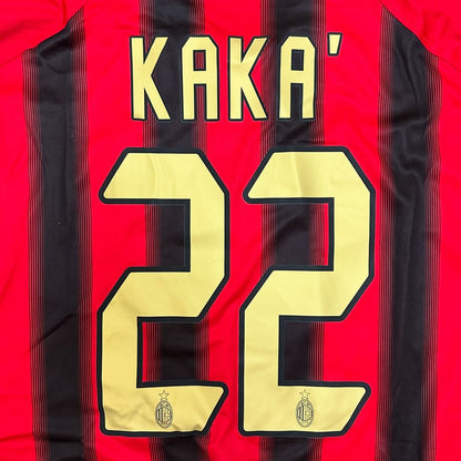 Kaká 22 Milan 2003/2004 Red & Black Home Retro Football Jersey Kit