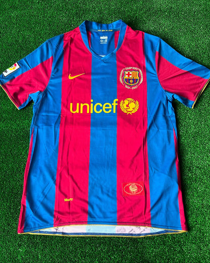 Yaya Toure Barcelona 2007 2008 Retro Football Jersey