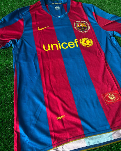 Yaya Toure Barcelona 2007 2008 Retro Football Jersey