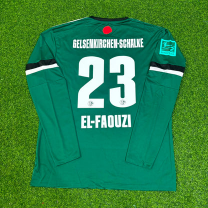 Soufiane El Faouzi 23 Schalke 04 Long Sleeve Gelsenkirchen Special Edition Football Jersey
