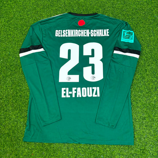 Soufiane El Faouzi 23 Schalke 04 Long Sleeve Gelsenkirchen Special Edition Football Jersey