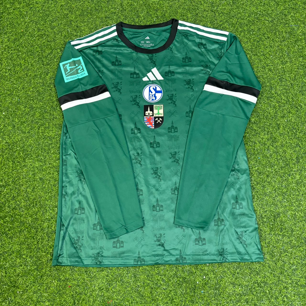 Soufiane El Faouzi 23 Schalke 04 Long Sleeve Gelsenkirchen Special Edition Football Jersey