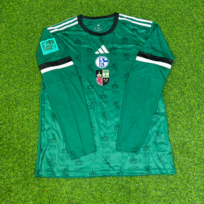 Soufiane El Faouzi 23 Schalke 04 Long Sleeve Gelsenkirchen Special Edition Football Jersey