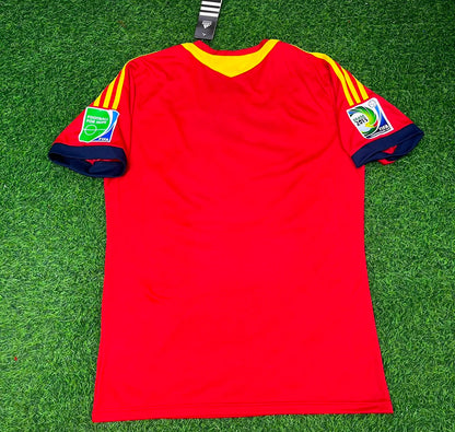 Spain 2013 Confederations Cup Retro Football Jersey