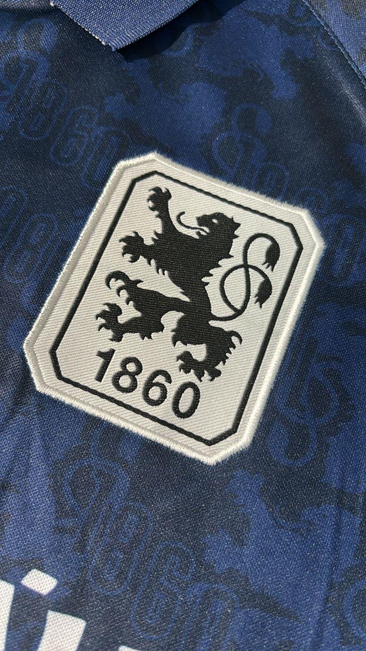 Harald Cerny TSV 1860 München Blaues Heim Retro Fußballtrikot Jersey