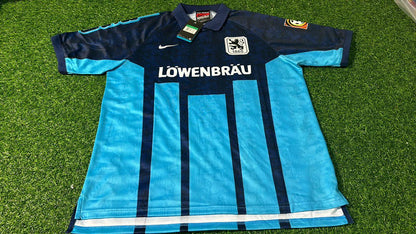Davor Šuker TSV 1860 München Blaues Heim Retro Fußballtrikot Jersey