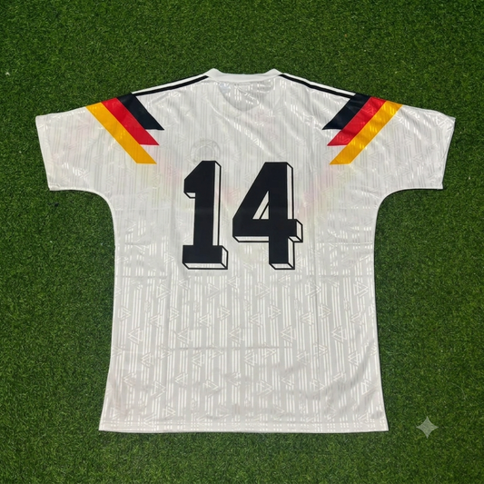 Germany World Cup 1990 Thomas Berthold Retro Football Jersey