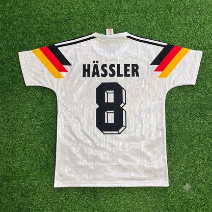 Germany World Cup 1990 Thomas Hässler Retro Football Jersey Kit
