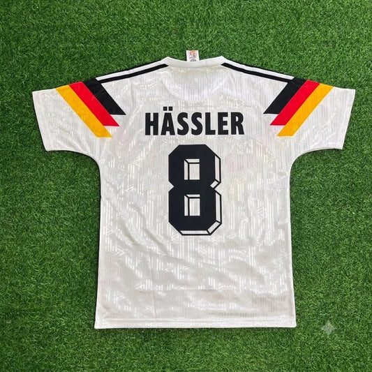 Germany World Cup 1990 Thomas Hässler Retro Football Jersey Kit