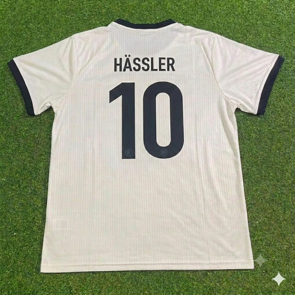Thomas Hässler Germany Deutschland 125 Year Special White Football Jersey Paradise Edition