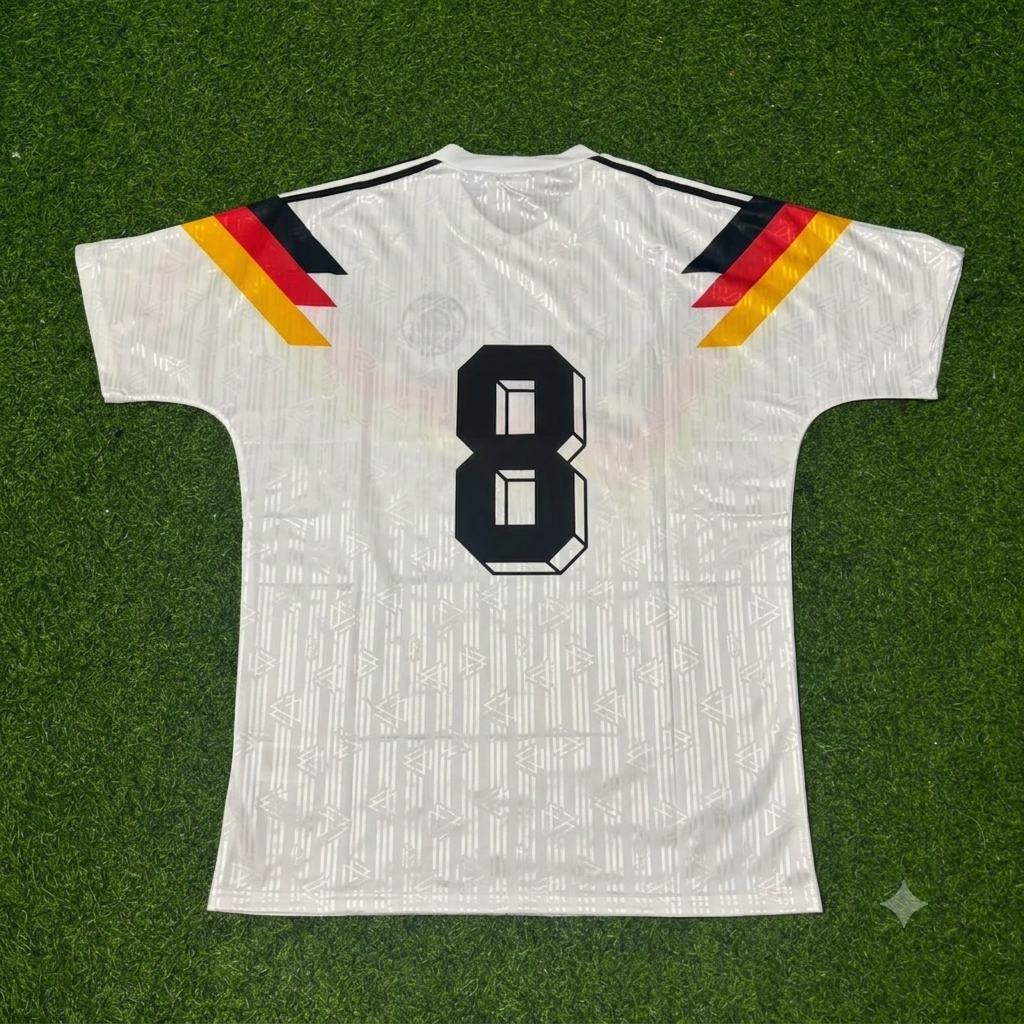 Germany World Cup 1990 Thomas Hässler Retro Football Jersey