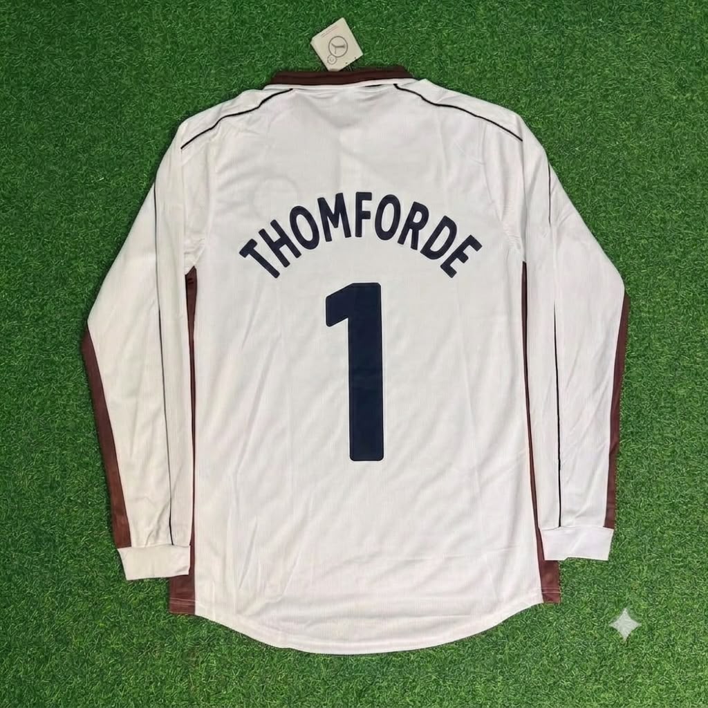 Klaus Thomforde FC St. Pauli 1999-2000 Long Sleeve Home Retro Football Jersey Kit