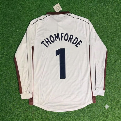 Klaus Thomforde FC St. Pauli 1999-2000 Long Sleeve Home Retro Football Jersey Kit