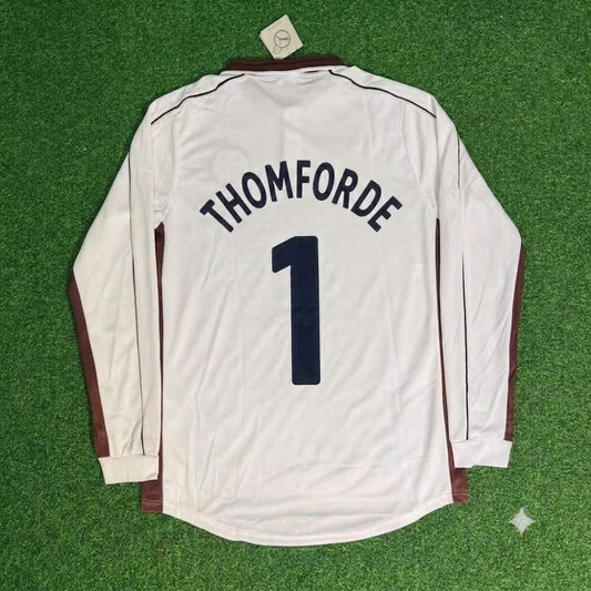 Klaus Thomforde FC St. Pauli 1999-2000 Long Sleeve Home Retro Football Jersey Kit
