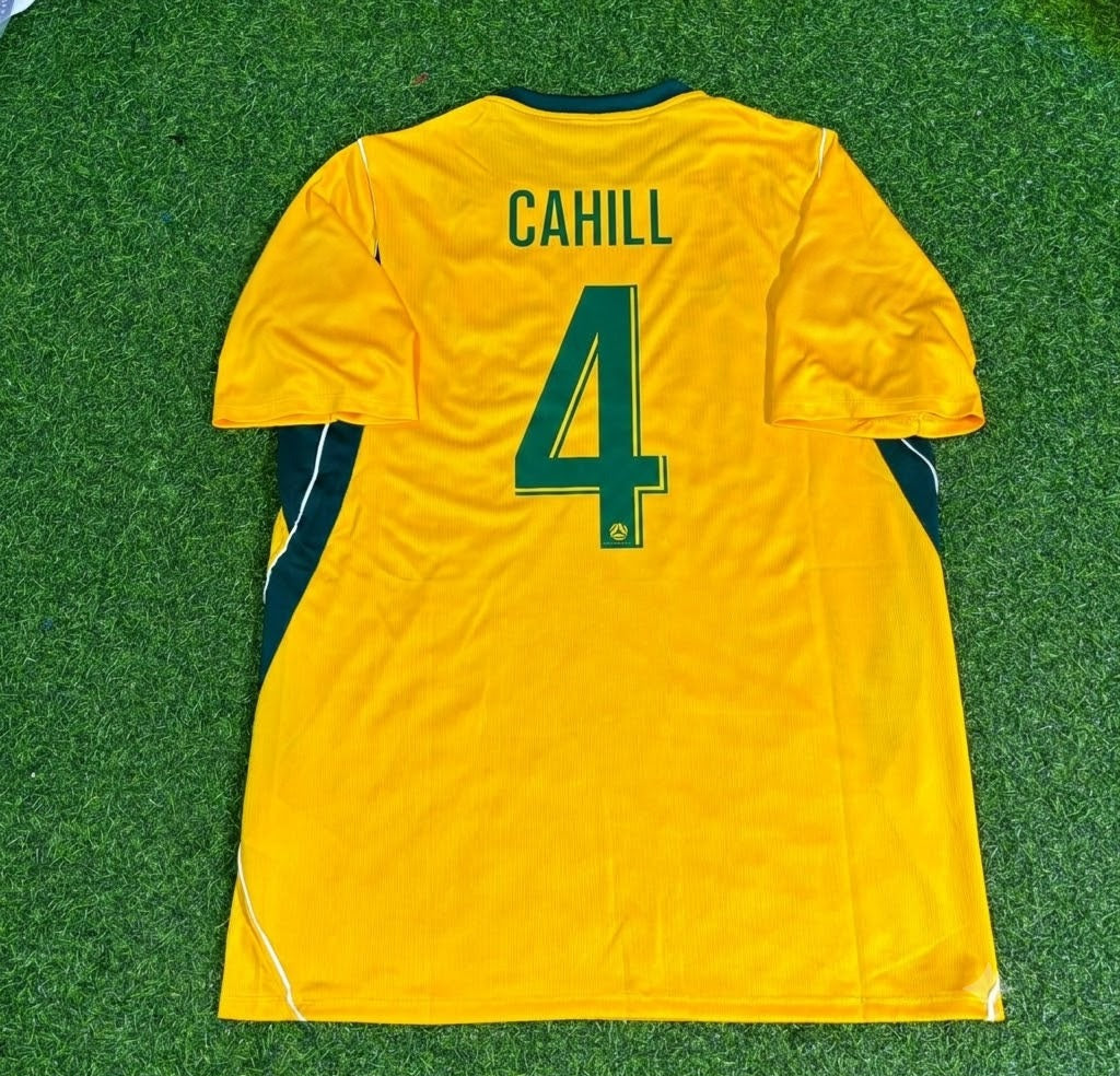 Tim Cahill Australia Retro Football Jersey