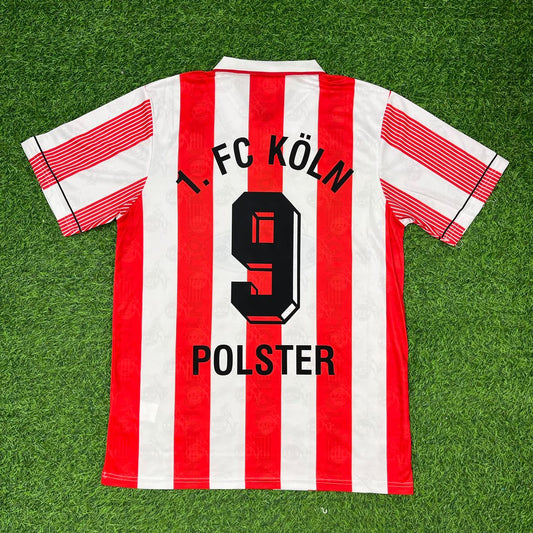 Toni Polster #9 FC Köln Retro Fußballtrikot