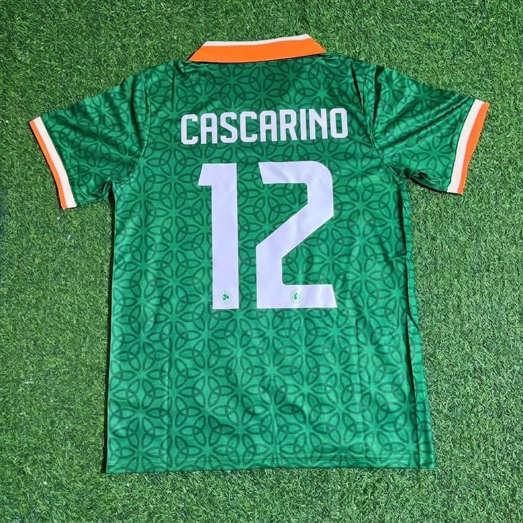 Ireland Tony Cascarino St.Patrick's Day Special Soccer Football Jersey