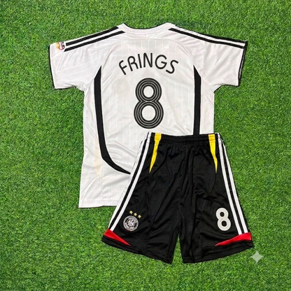 Germany World Cup 2006 Torsten Frings Kids White Retro Football Jersey Kit