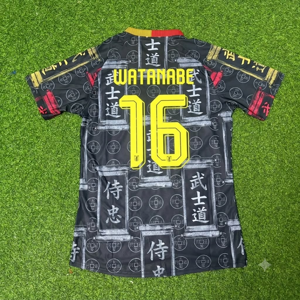 Tsuyoshi Watanabe Japan Commemorative Football Jersey Kit