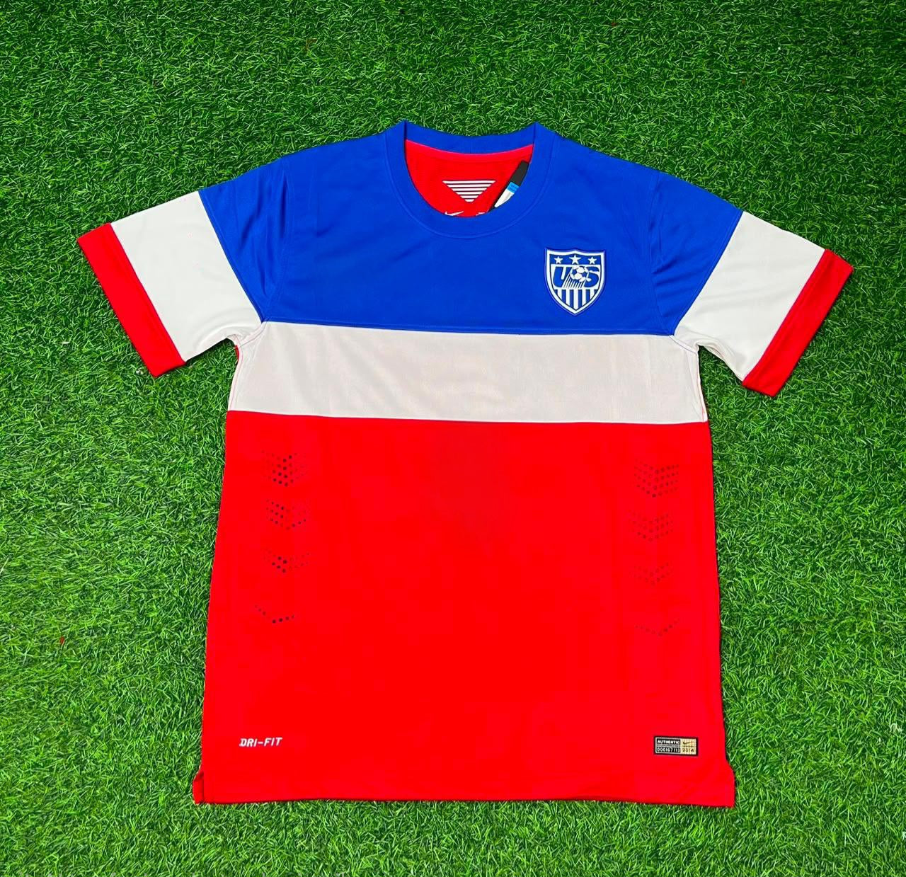 USA 2014 Season Away Retro Football Jersey