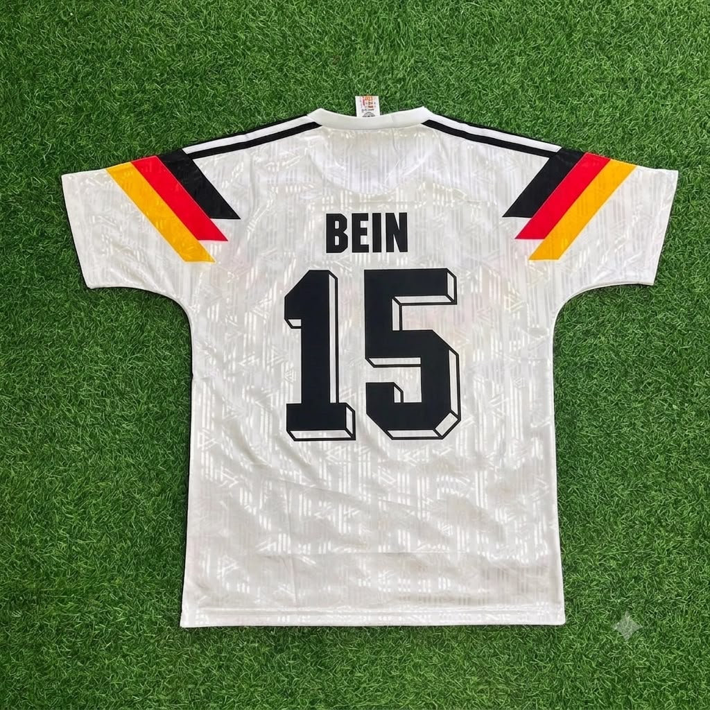 Germany World Cup 1990 Uwe Bein Retro Football Jersey Kit
