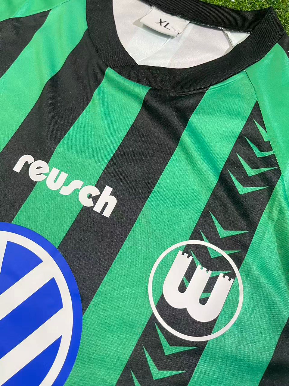 VfL Wolfsburg 1994/1995 Auswärtstrikot Retro Schwarz/Grün Jersey