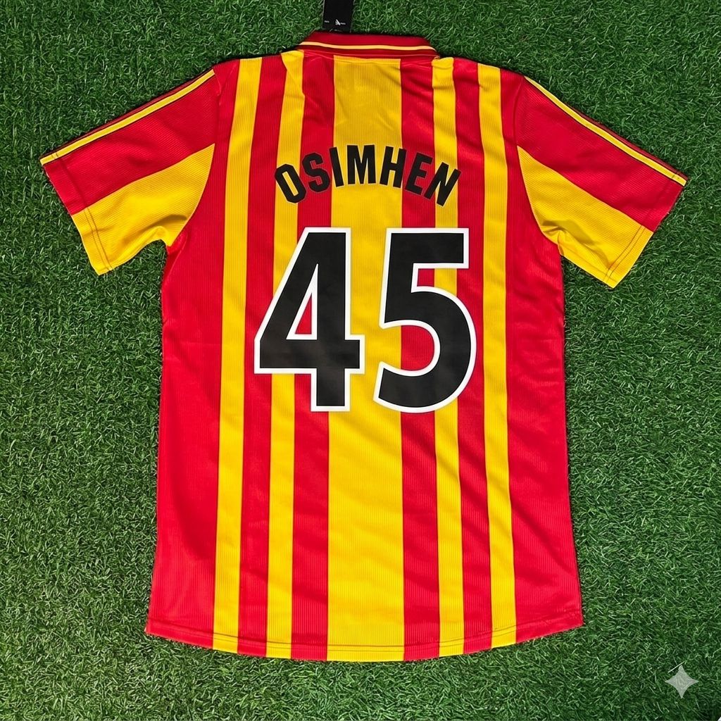 Victor Osimhen 45 Galatasaray Retro Football Jersey Kit Forma