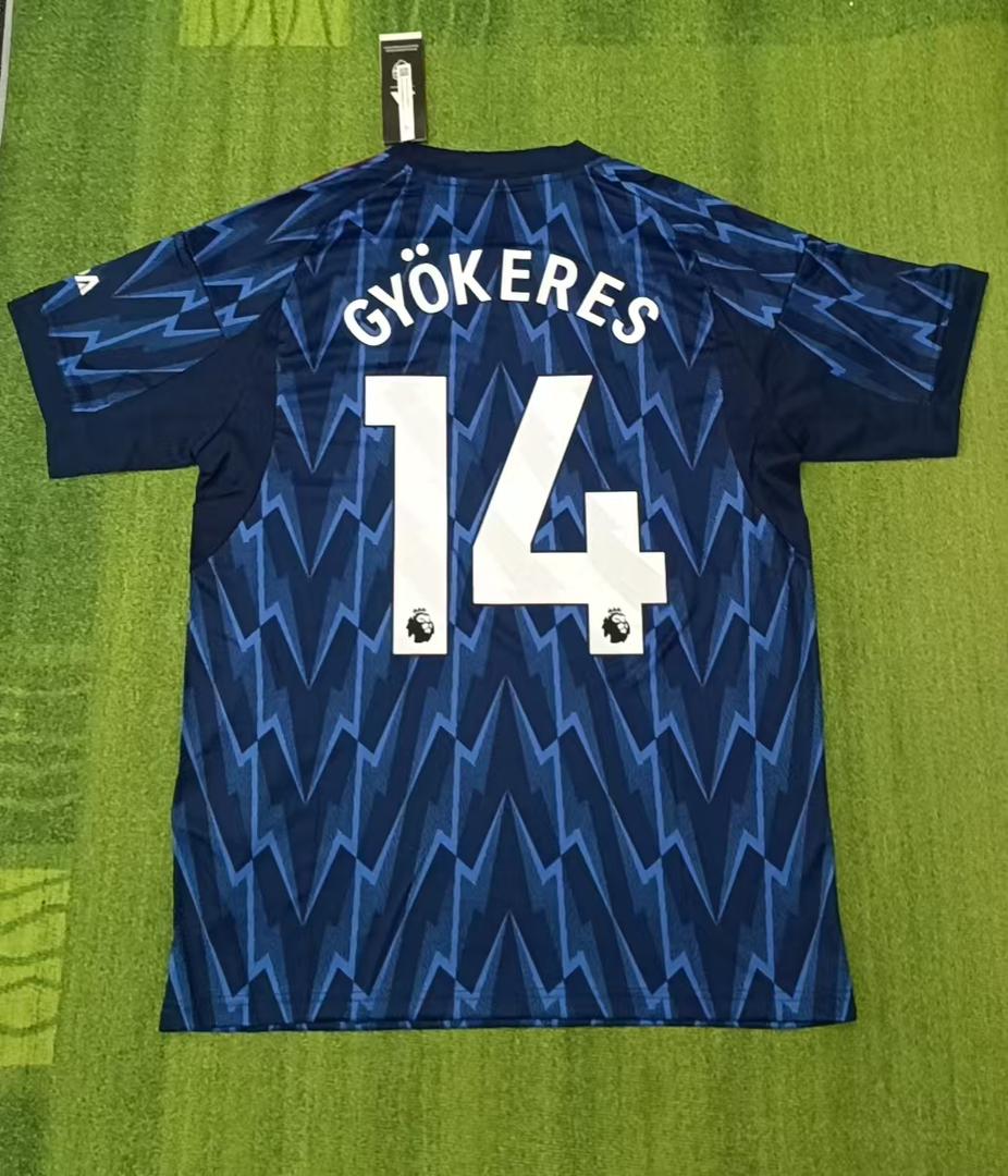 Viktor Gyökeres #14 Arsenal Away 2026 Football Jersey Kit Soccer