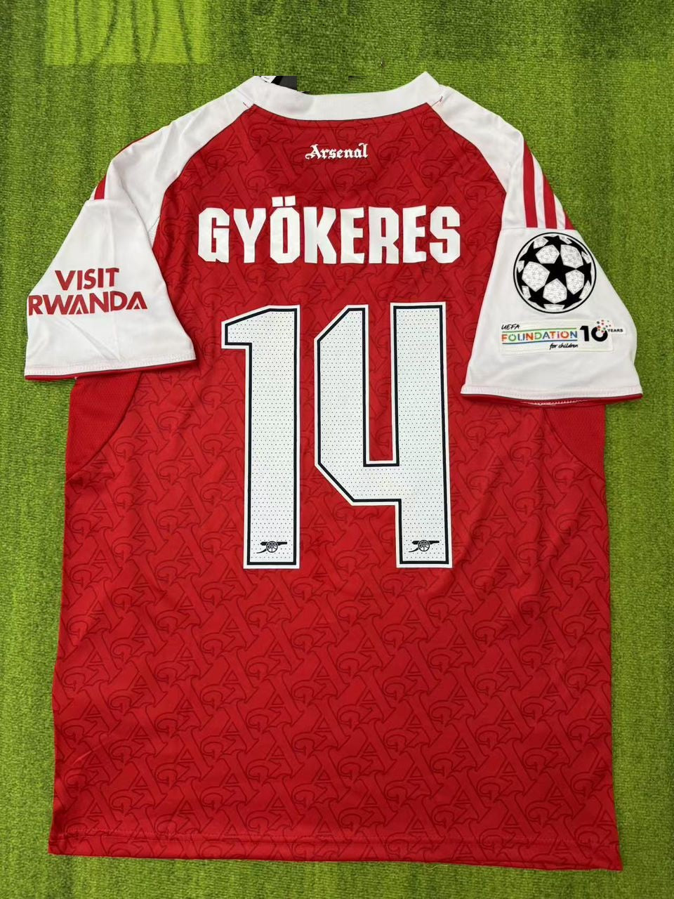 Viktor Gyökeres #14 Arsenal Home CL 2026 Football Jersey Kit Soccer