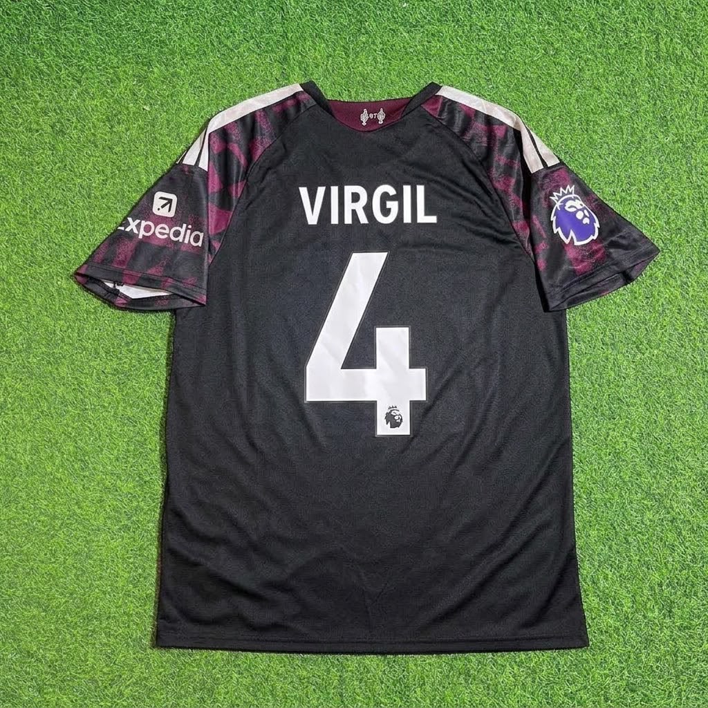Liverpool 2026-2027 Virgil Van Dijk #4 Third Football Jersey