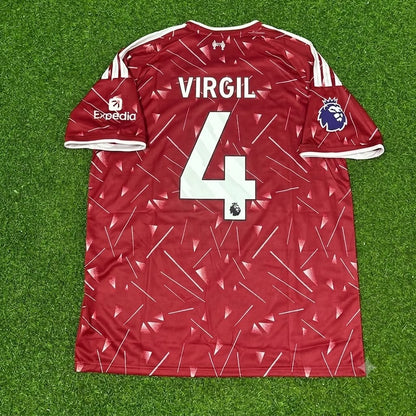 Virgil Van Dijk Liverpool 2027 Red Home Football Jersey Kit
