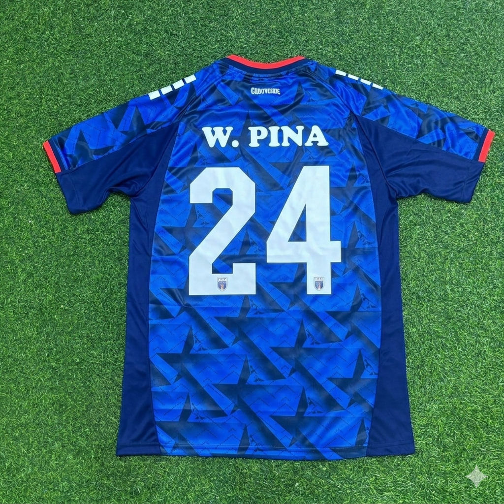 Wagner Pina Cape Verde World Cup 2026 Home Football Jersey Shirt Trikot Maillot