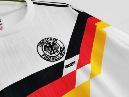 Germany World Cup 1990 Pierre Littbarski Deutschland Retro Fußballtrikot