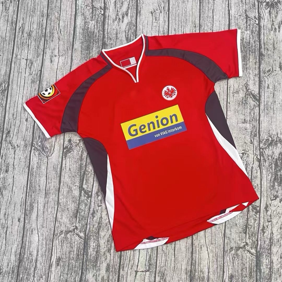 Eintracht Frankfurt SGE 2000 Rotes Heimtrikot Retro Fußball