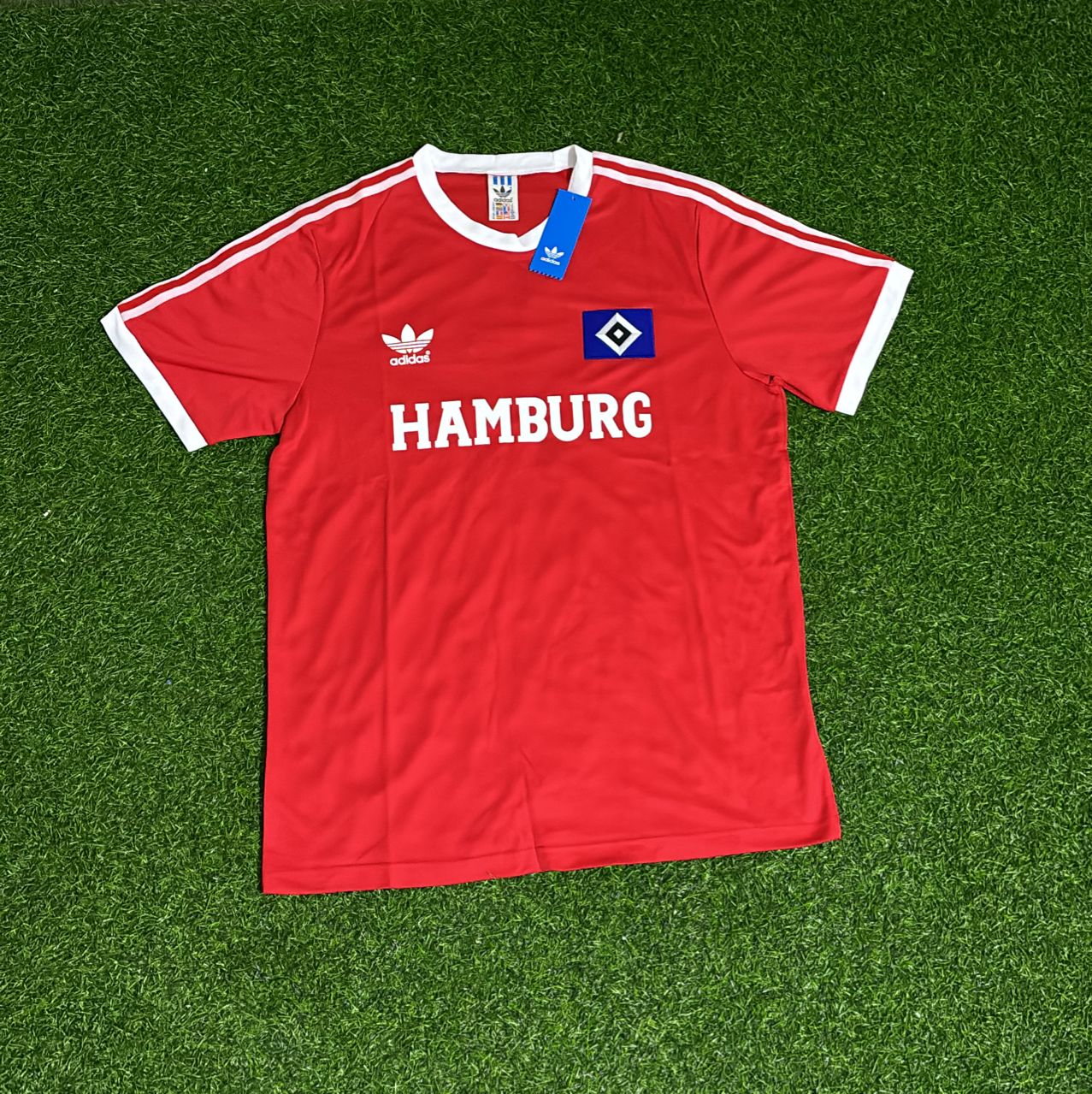 HSV 1974/75 Rotes Heimtrikot Fußball Hamburger SV Retro