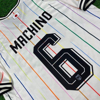 Japan World Cup 2026 Shūto Machino Away White Football Jersey