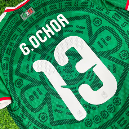 Mexico World Cup 2026 Guillermo Ochoa Home Green Football Jersey