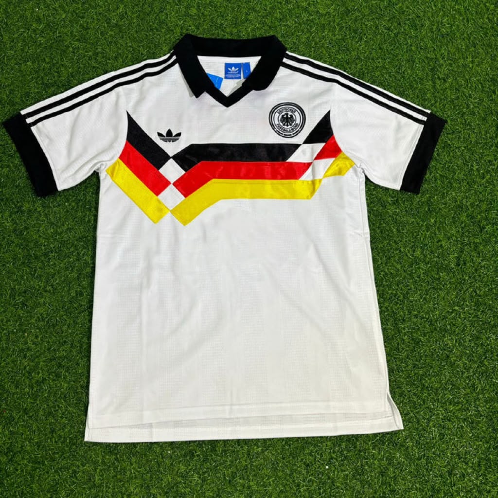 Fritz Walter Deutschland 1992 Retro Polo Fußballtrikot Jersey