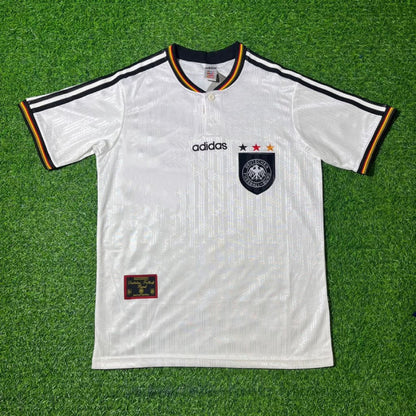 Uwe Seeler Deutschland EM 1996 Finale Heim Retro Fußballtrikot Set Jersey