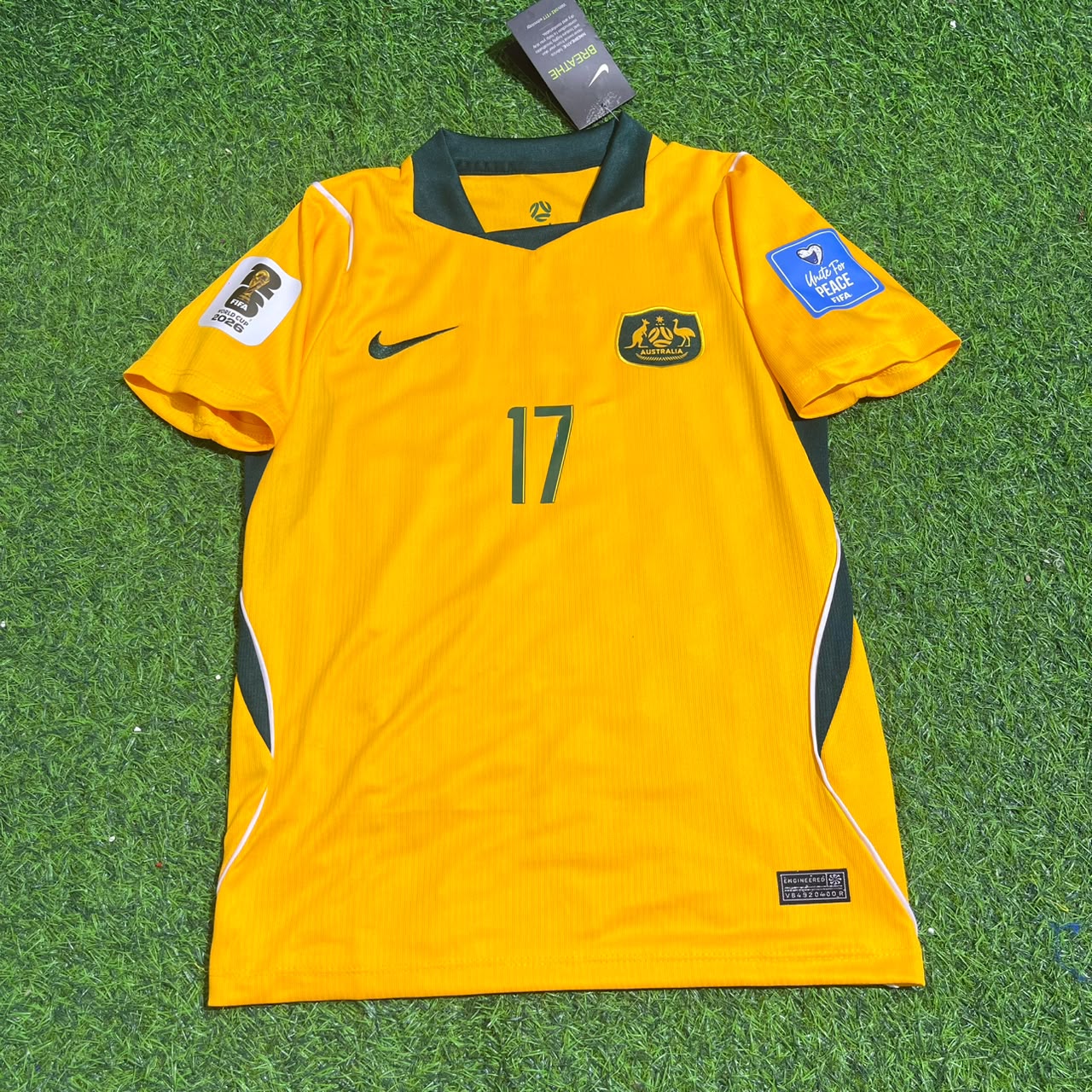 Australia World Cup 2026 Nestory Irankunda Kids Football Jersey