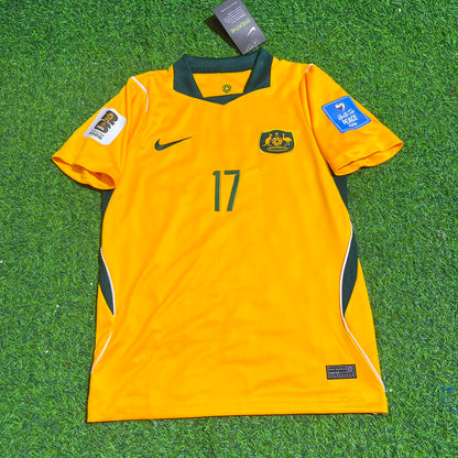 Australia World Cup 2026 Nestory Irankunda Kids Football Jersey