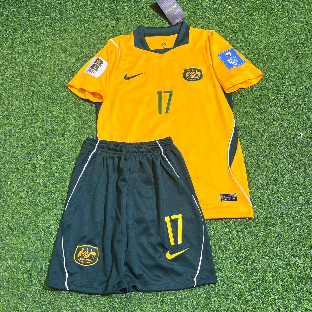 Australia World Cup 2026 Nestory Irankunda Kids Football Jersey