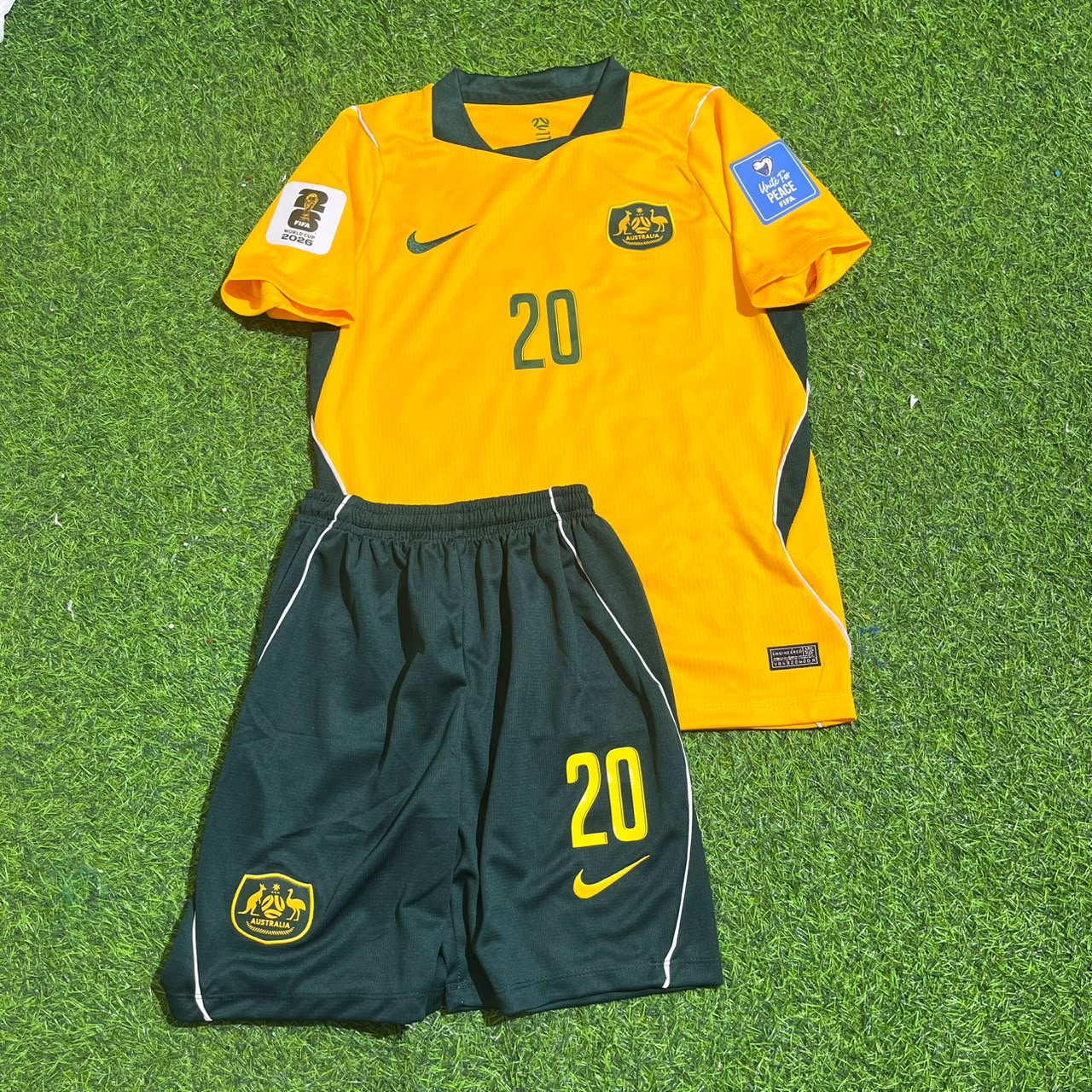 Australia World Cup 2026 Cristian Volpato Kids Football Jersey
