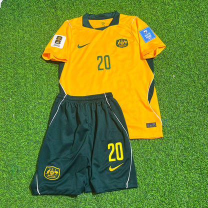 Australia World Cup 2026 Cristian Volpato Kids Football Jersey