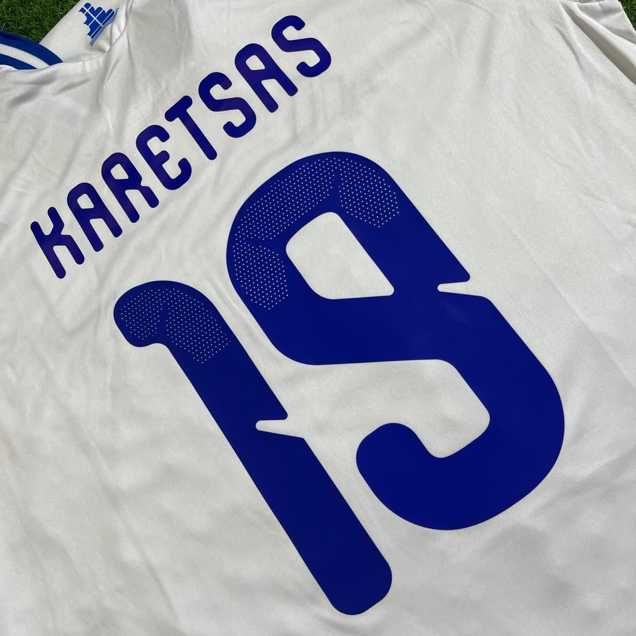 Konstantinos Karetsas Greece 2026 White Football Jersey Paradise Edition