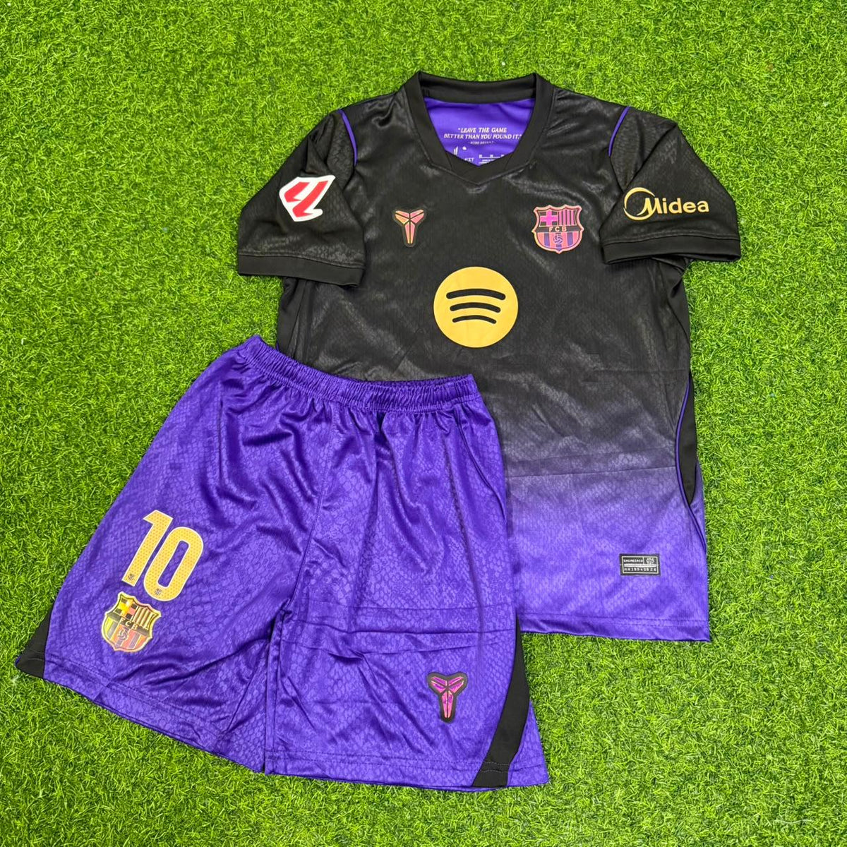Barcelona Lamine Yamal #10 Away Kids Football Jersey